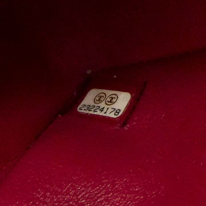 Chanel Red Lambskin Mini Classic Flap Bag