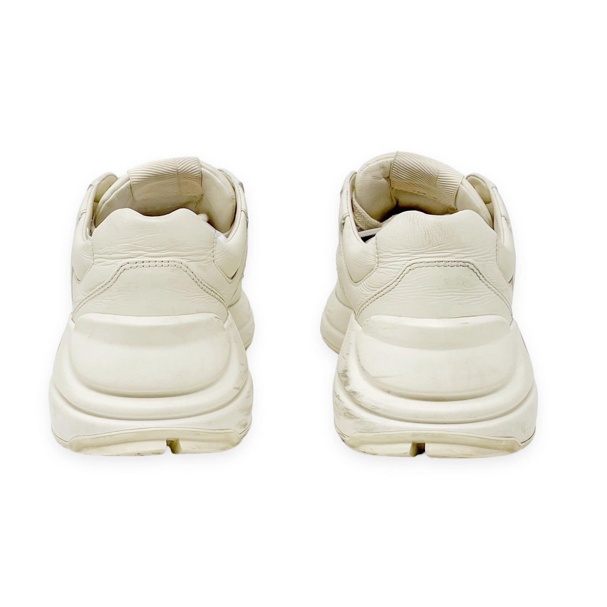 Gucci Ivory Rhyton Logo Sneaker 36