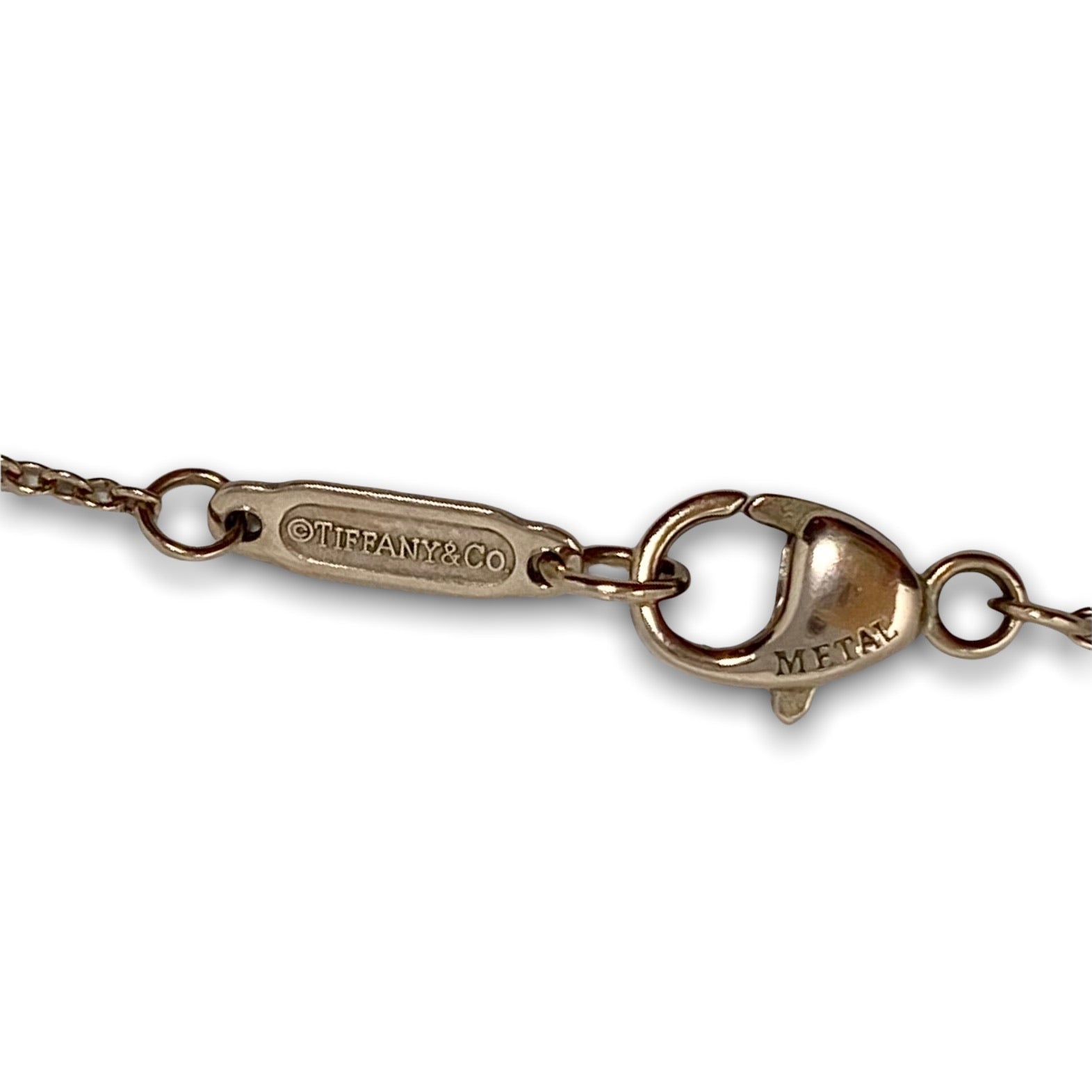 Tiffany & Co. Silver Round Tag Toggle Bracelet