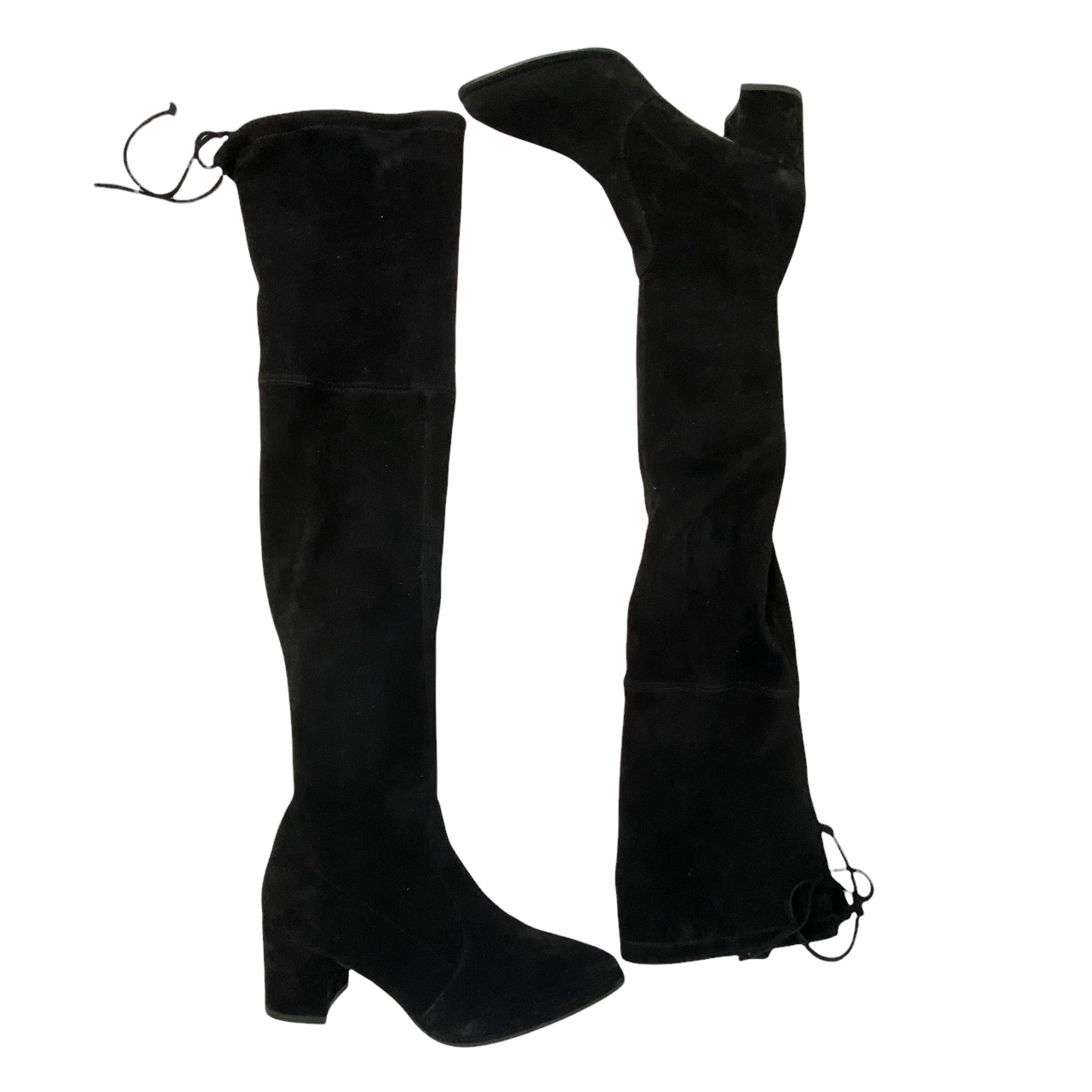 Stuart weitzman tieland outlet black suede