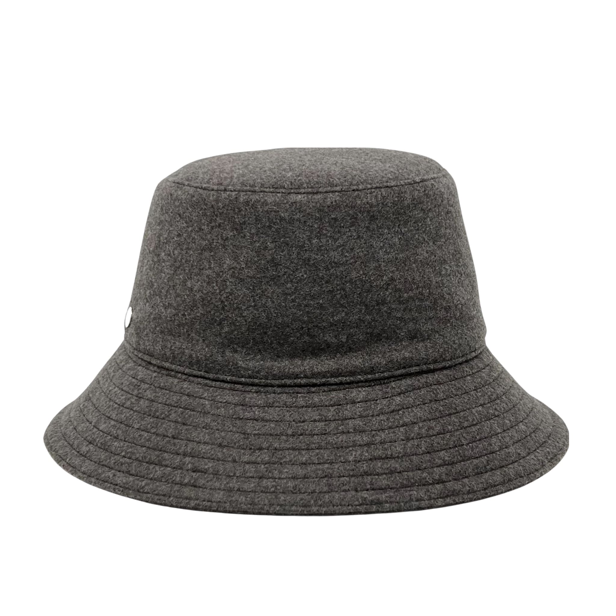 Hermes Grey Wool Balade Bucket Hat