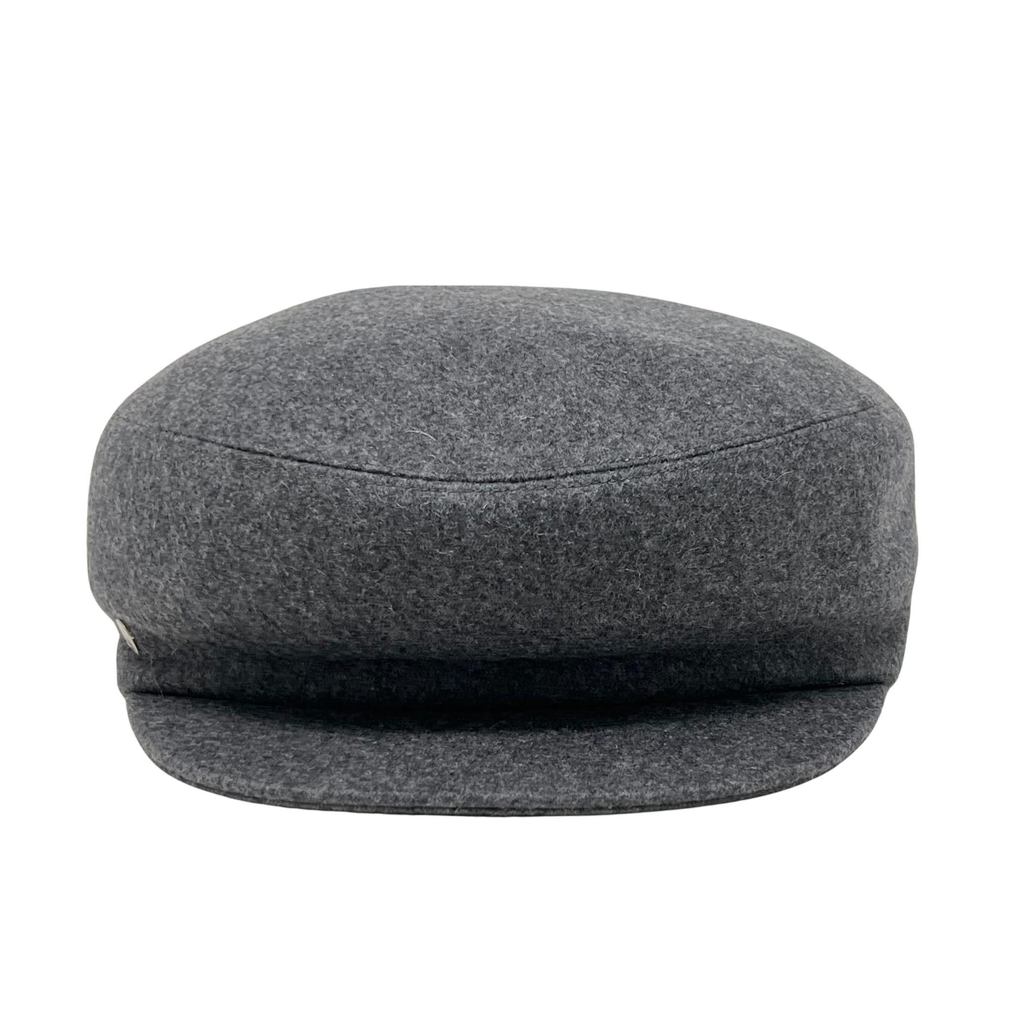 Hermes Grey Cashmere Casquette Femme Paola Cap