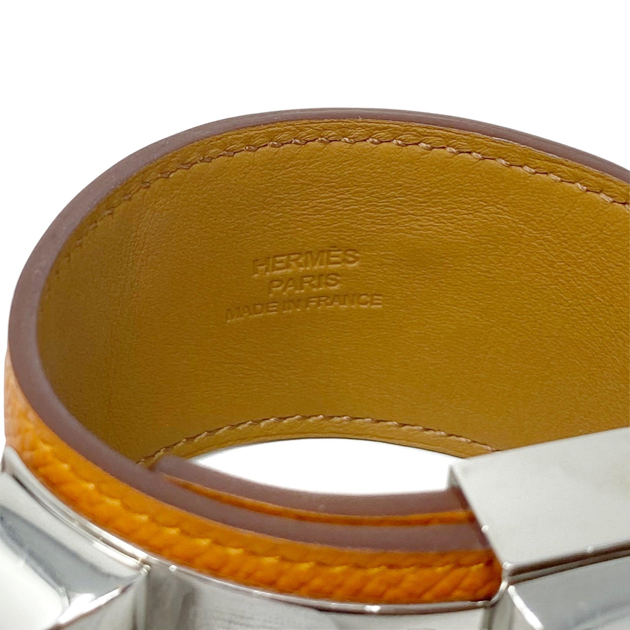 Hermes Feu Epsom Collier De Chien Bracelet S