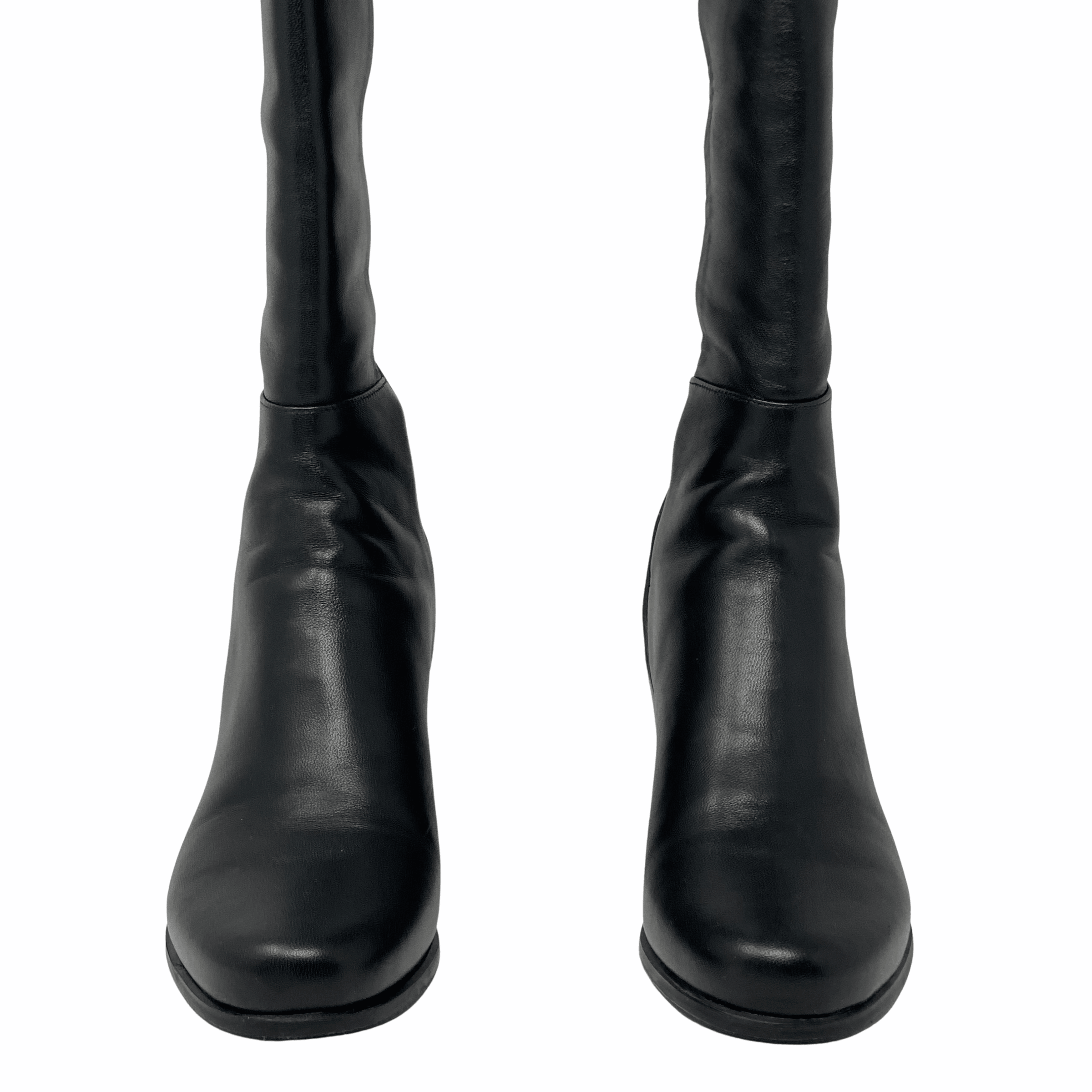 Stuart weitzman black sales nappa