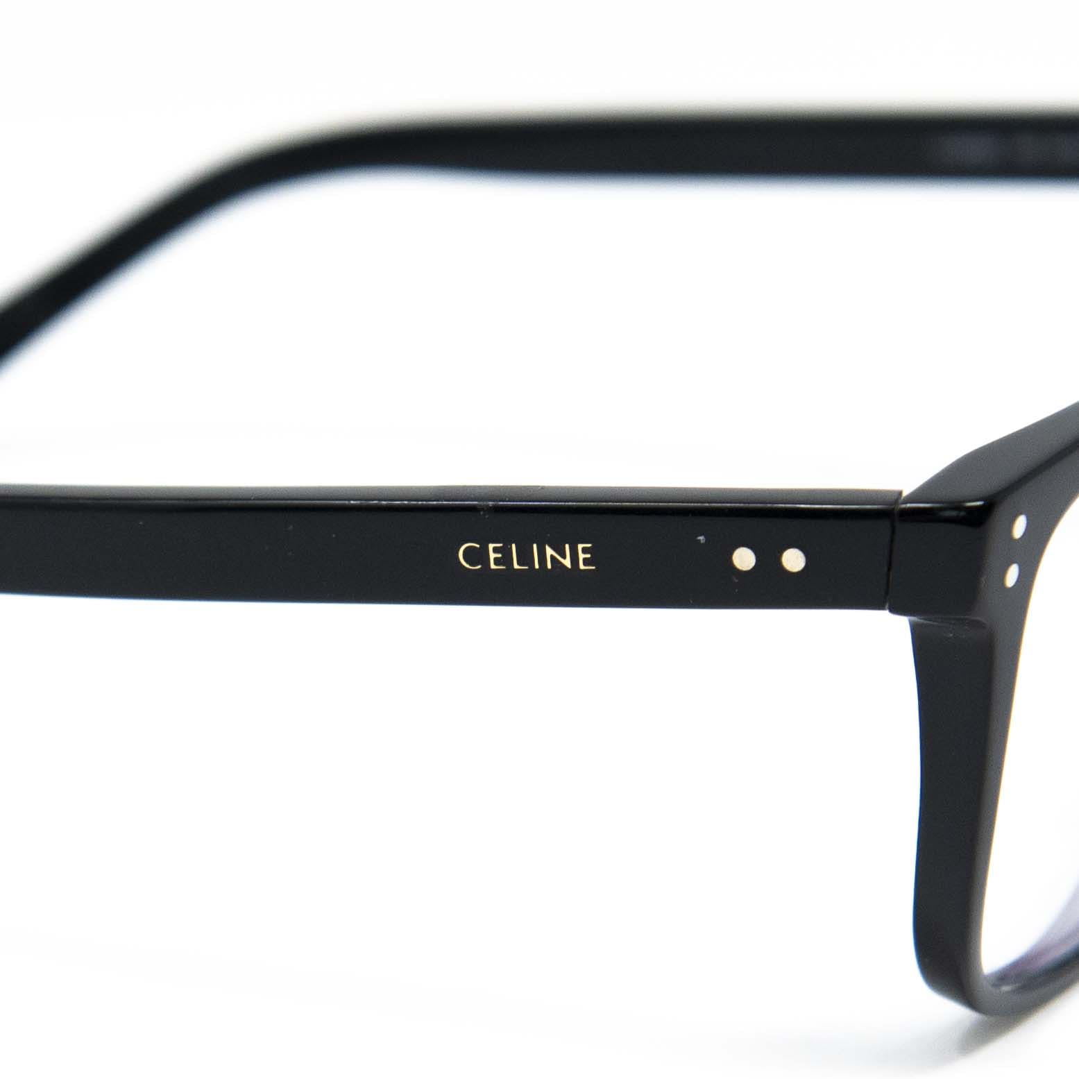 Celine Black Square Prescription Glasses CL500301