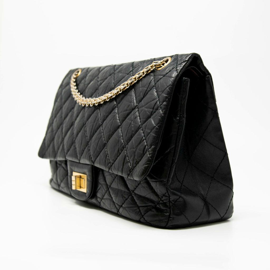 Chanel Black Calfskin 2.55 Reissue 227 | Jadore Couture