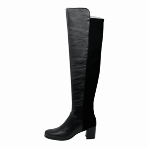 Stuart Weitzman Black Nappa 5050 Boots 7.5