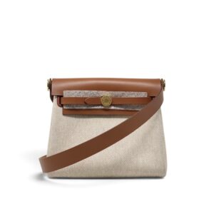 Hermes Fauve Ecru Mini Herbag